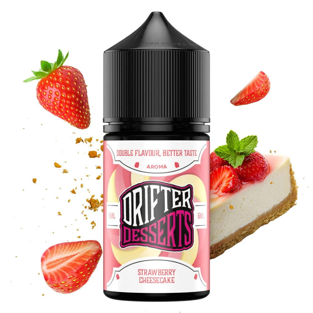 Φωτογραφία προϊόντος: OEM Drifter Desserts Strawberry Cheesecake 6ml/30ml Flavorshot