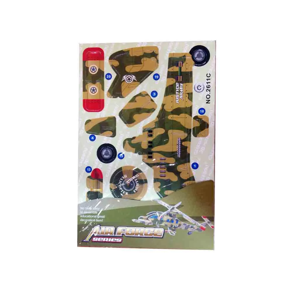 Φωτογραφία προϊόντος: 3D Puzzle ANELIXI Air Force Series Hellicopter 2611Cc
