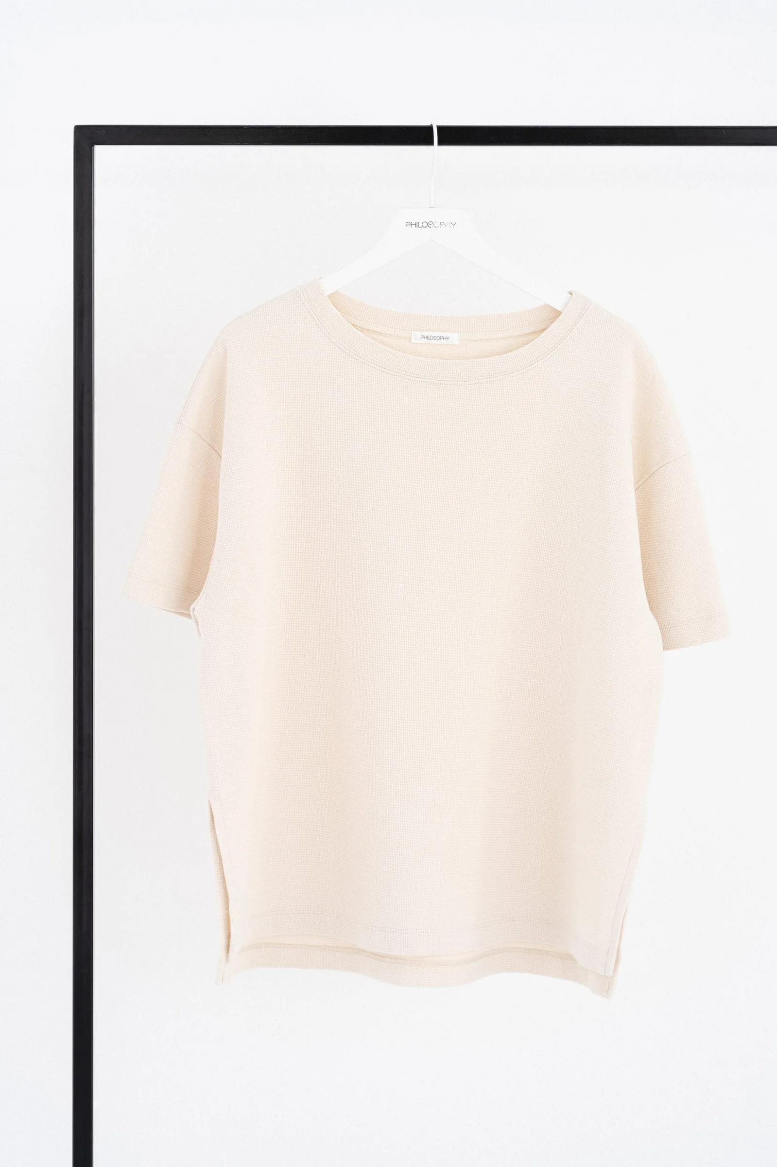 Φωτογραφία προϊόντος: Philosophy Sleeve Top Futter Waffle LIGHT BEIGE