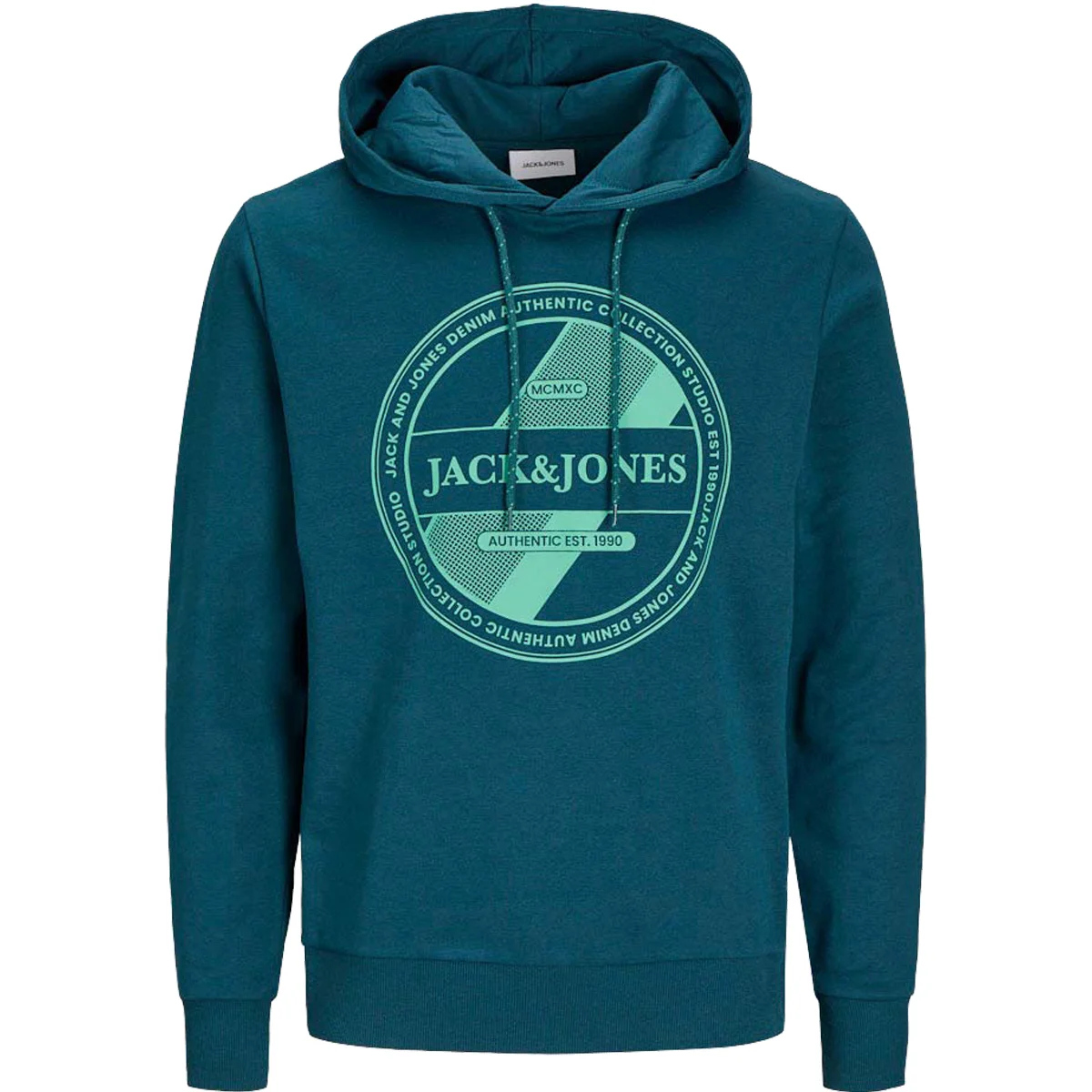 Φωτογραφία προϊόντος: ARTISTI ITALIANI JACK +amp; JONES - JJRIO SWEAT HOOD - 12256834 DEEP TEAL Πετρόλ