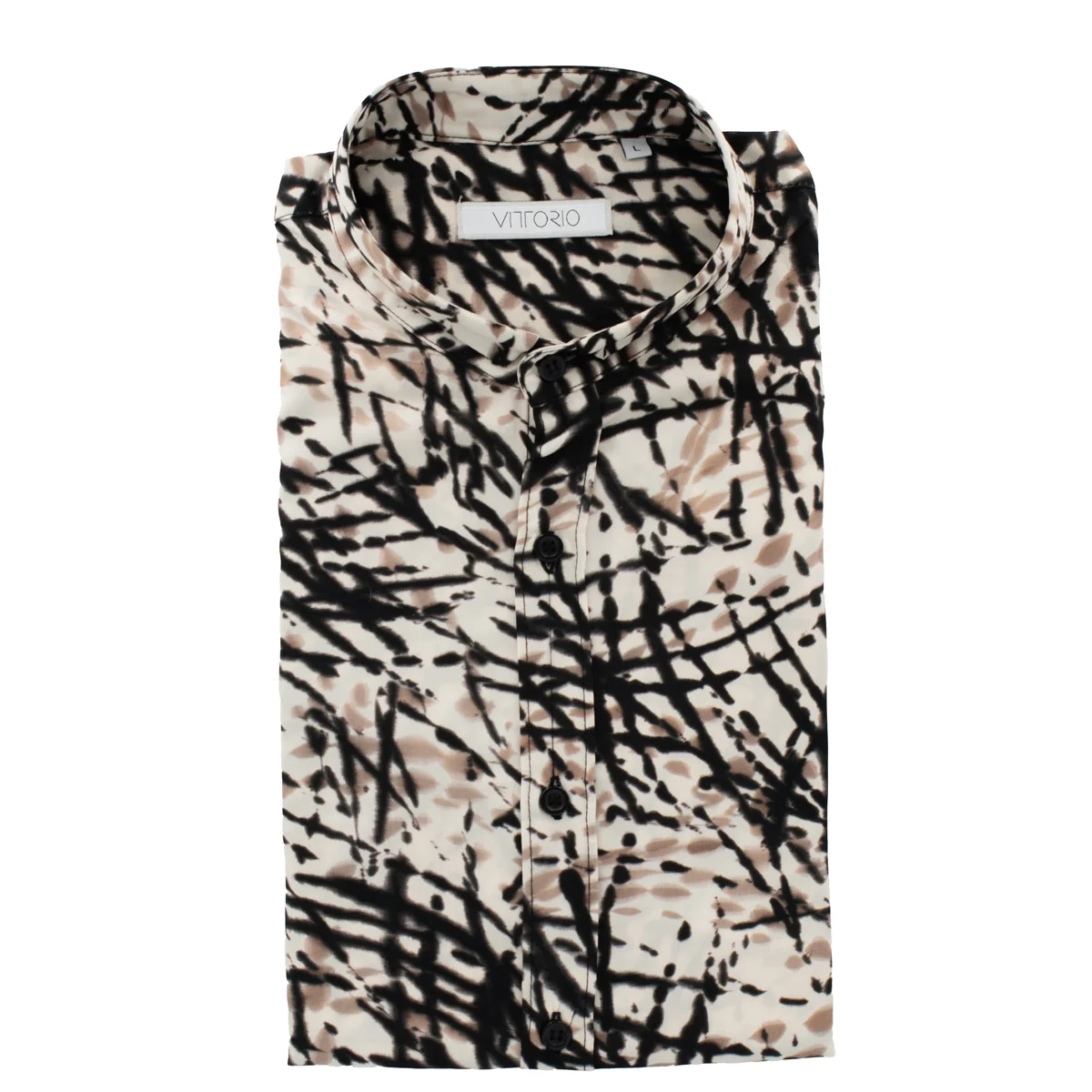 Φωτογραφία προϊόντος: ARTISTI ITALIANI VITTORIO - MAO L/S SHIRT - 800-2324-405 BEIGE Μπέζ