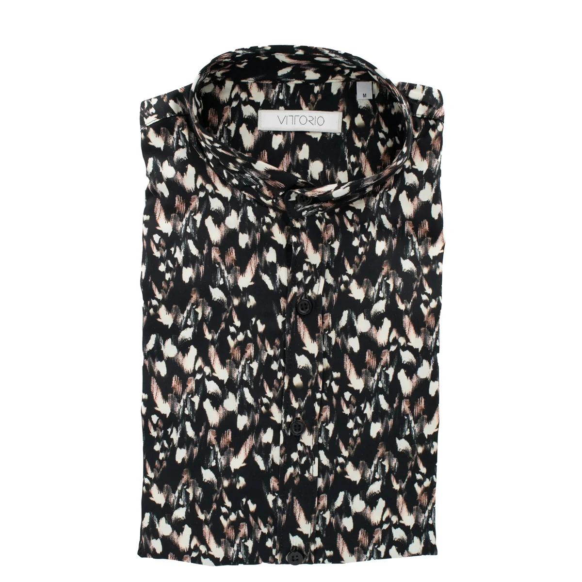 Φωτογραφία προϊόντος: ARTISTI ITALIANI VITTORIO - MAO L/S SHIRT - 800-2324-408 BLACK Μαύρο