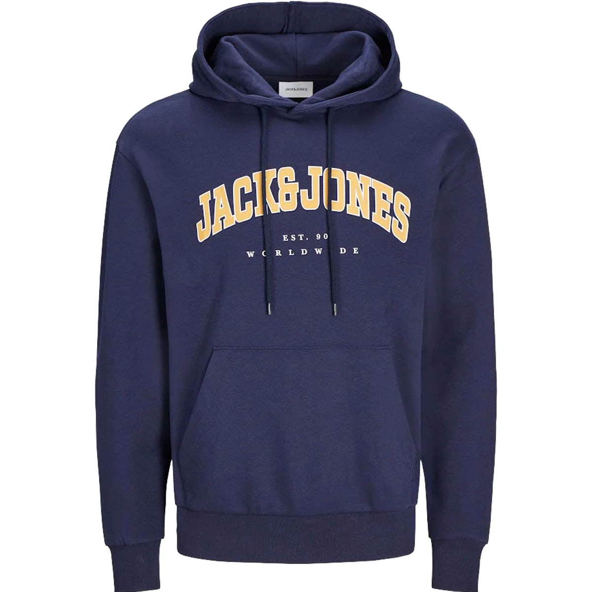 Φωτογραφία προϊόντος: ARTISTI ITALIANI JACK +amp; JONES - JJECALES VARSITY SWEAT HOOD NOOS - 12256521 NAVY BLAZER Μπλέ σκούρο