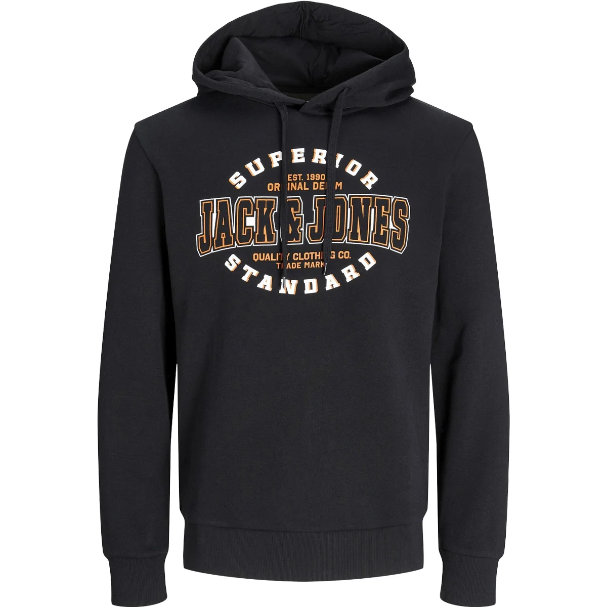 Φωτογραφία προϊόντος: ARTISTI ITALIANI JACK +amp; JONES - JJELOGO SWEAT HOOD 2 COL 24/25 NOOS - 12255617 BLACK Μαύρο
