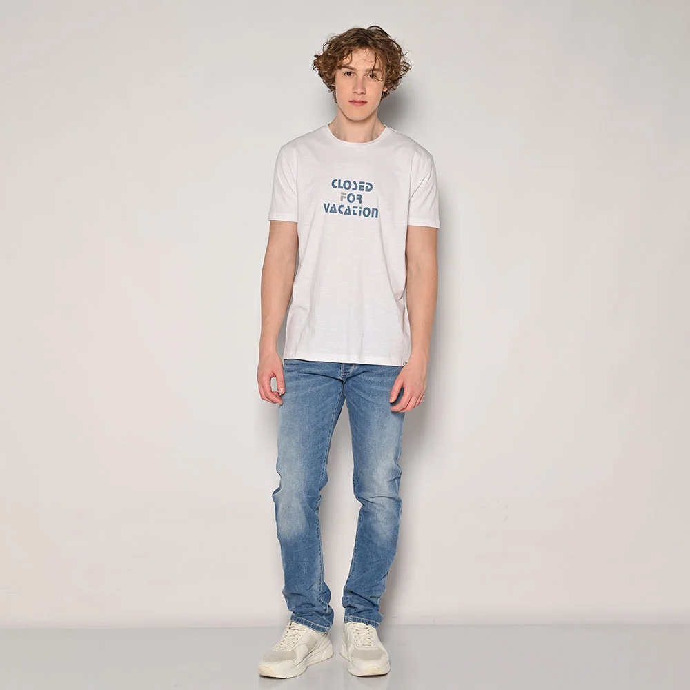 Φωτογραφία προϊόντος: Ανδρικό Τ-shirt Κοντομάνικο Brokers White Vacation