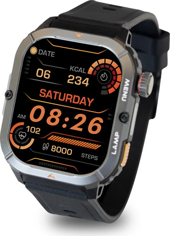 Φωτογραφία προϊόντος: AGM Legion 3 – Rugged Smartwatch AMOLED 1.95” με 5ATM/IP68 (50m), Bluetooth Κλήσεις