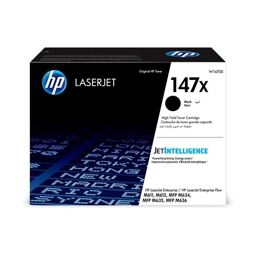 Φωτογραφία προϊόντος: HEWLETT PACKARD HP 147X Black LaserJet Toner Cartridge (25.2k) (W1470X) (HPW1470X)