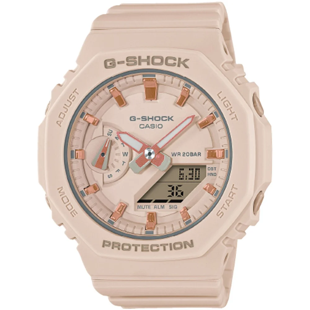Φωτογραφία προϊόντος: CASIO G-Shock Beige Rubber Strap GMA-S2100-4AER