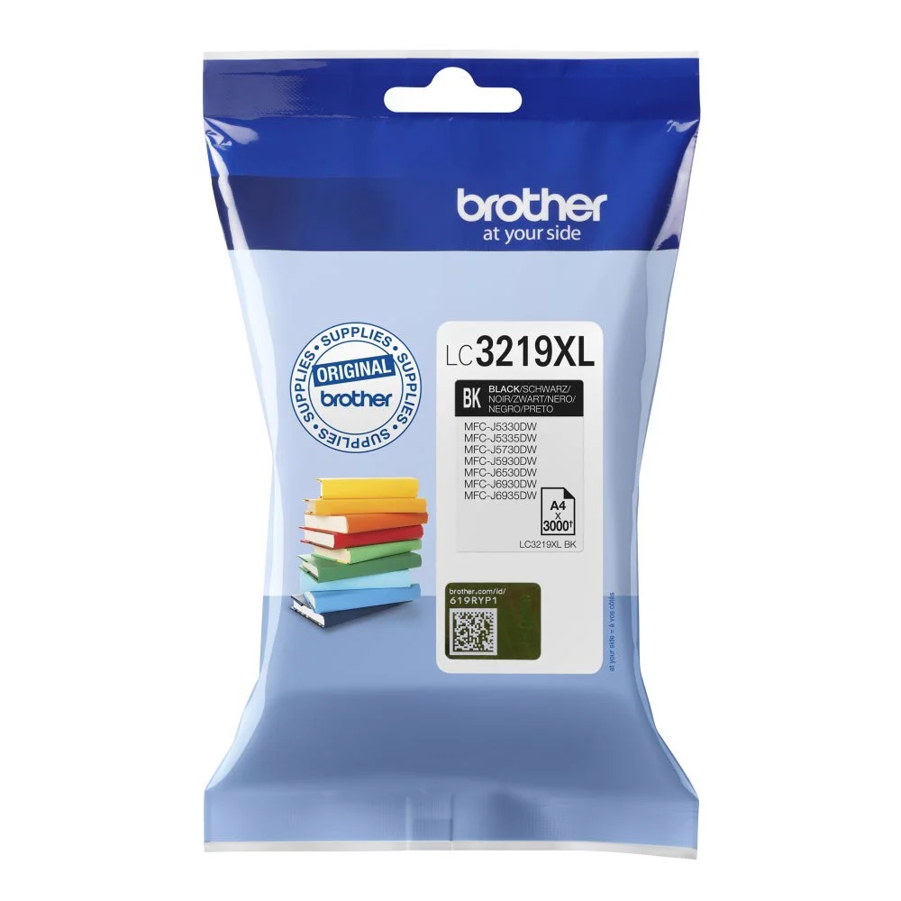 Φωτογραφία προϊόντος: Brother Μελάνι Inkjet LC-3219XLBK Black HC (LC-3219XLBK) (BRO-LC-3219XLBK)