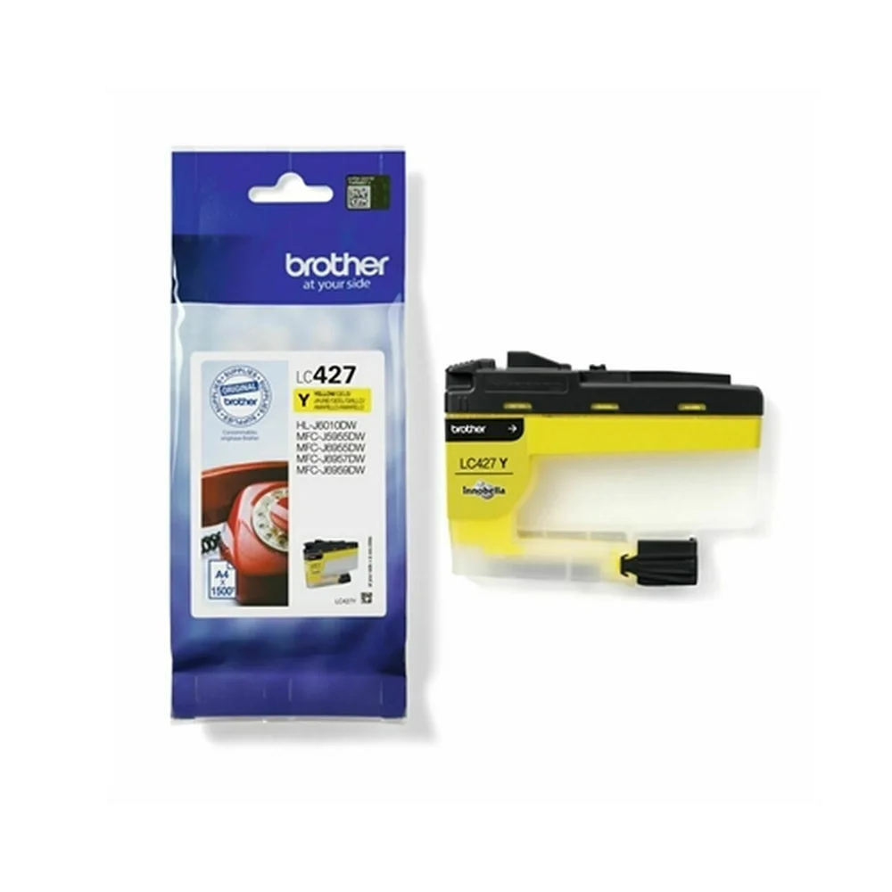 Φωτογραφία προϊόντος: Brother Μελάνι Inkjet LC427Y Yellow (LC427Y) (BRO-LC-427Y)