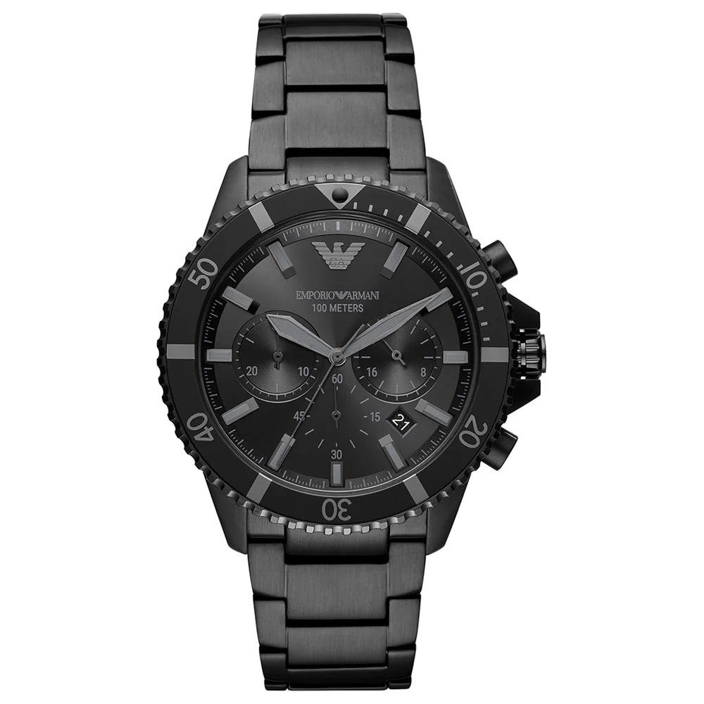 Φωτογραφία προϊόντος: EMPORIO ARMANI Black Stainless Steel Bracelet AR11363