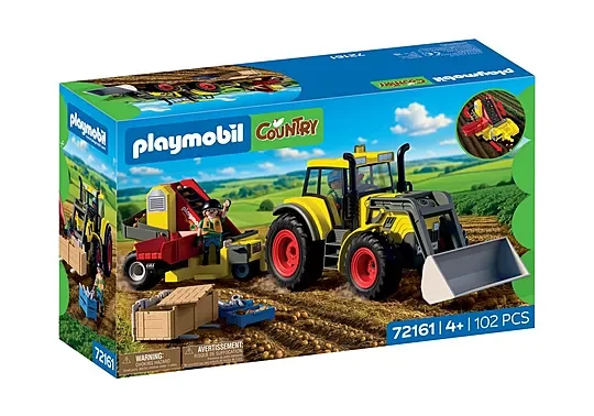 Φωτογραφία προϊόντος: Playmobil Μεγάλο τρακτέρ με θεριζοαλωνιστική μηχανή πατάτας 72161
