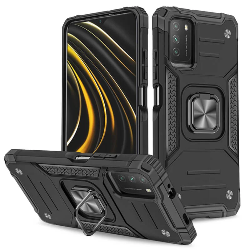 Φωτογραφία προϊόντος: Armor Ringstand Case Black Xiaomi Redmi 9T