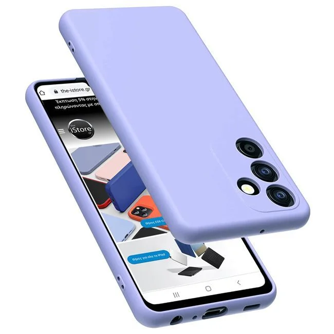 Φωτογραφία προϊόντος: Θήκη Rubber Silk Violet Samsung Galaxy A34