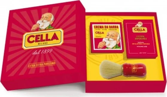 Φωτογραφία προϊόντος: Cella Milano Total Shaving Gift Box Set(Shaving Cream Bowl150ml, Aftershave Lotion100ml, Shaving Brush)