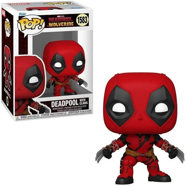 Φωτογραφία προϊόντος: Funko POP Marvel Studios Deadpool & Wolverine - Deadpool with Claws 1583 Bobble-Head