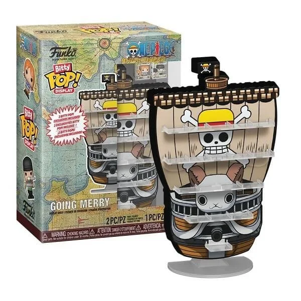 Φωτογραφία προϊόντος: Funko Bitty POP! Display One Piece - Going Merry Display Shelf με Δύο Exclusive Bitty POP Vinyl Figures