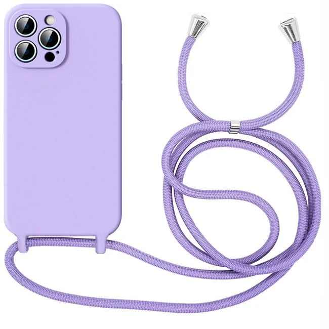 Φωτογραφία προϊόντος: Θήκη Orso Cloud Κορδόνι Violet iPhone 14 Pro Max