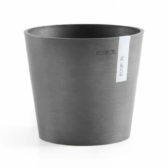 Φωτογραφία προϊόντος: ECOPOTS 74.009.17G ΓΛΑΣΤΡΑ AMSTERDAM MINI D 17 X H 15 ΓΚΡΙ