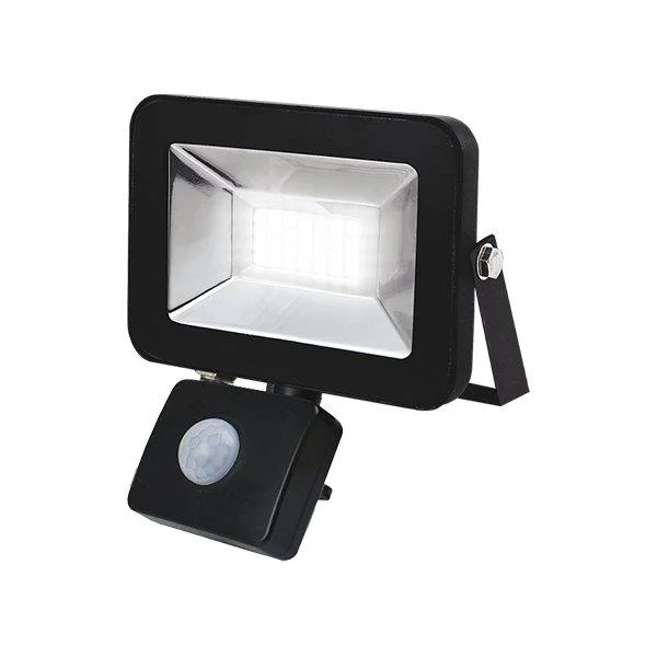 Φωτογραφία προϊόντος: [:el]Προβολέας LED Slim 10Watt, 230V, 120°, Ψυχρό με Αισθητήρα[:en]LED Floodlight Slim 10Watt, 230V, 120°, Cold with Motion Sensor[:]