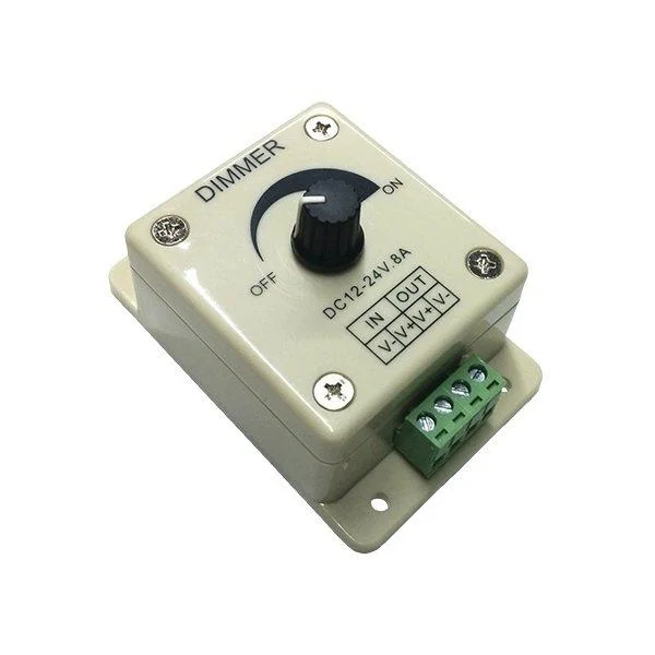 Φωτογραφία προϊόντος: [:el]Εξωτερικό Dimmer Knob 12-24Volt, 8Ampere[:en]Rotated Dimmer Exterior Ιnstallation 12-24Volt, 8Ampere[:]