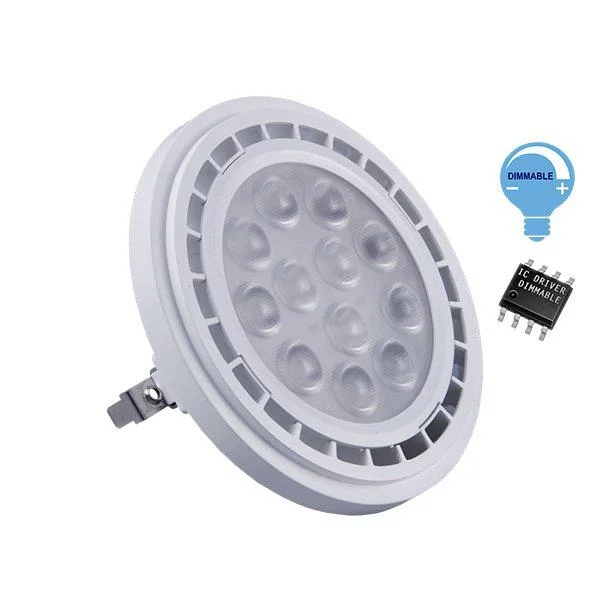 Φωτογραφία προϊόντος: [:el]Λάμπα LED AR111 12 Watt, 230V, 36°, Θερμό-Ψυχρό-Ημέρας, Dimmable[:en]LED Bulb AR111 12 Watt, 230V, 36°, Warm-Cold-Natural, Dimmable[:]