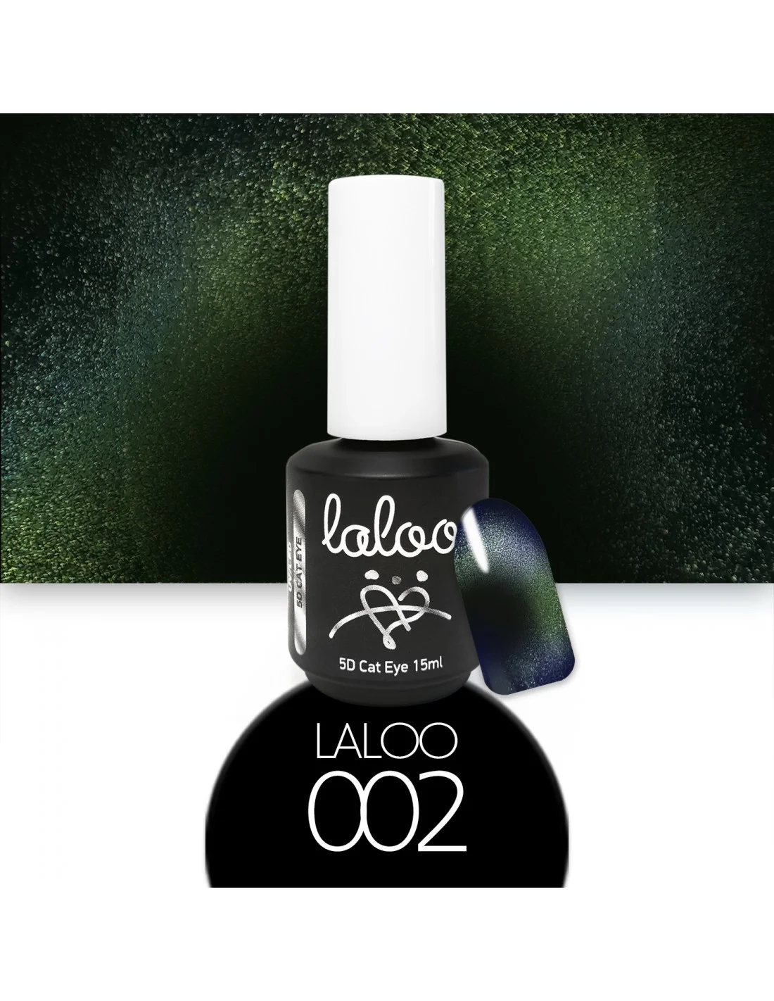 Φωτογραφία προϊόντος: Laloo Cat eye 5D No.2 (Σμαραγδί Σκούρο)