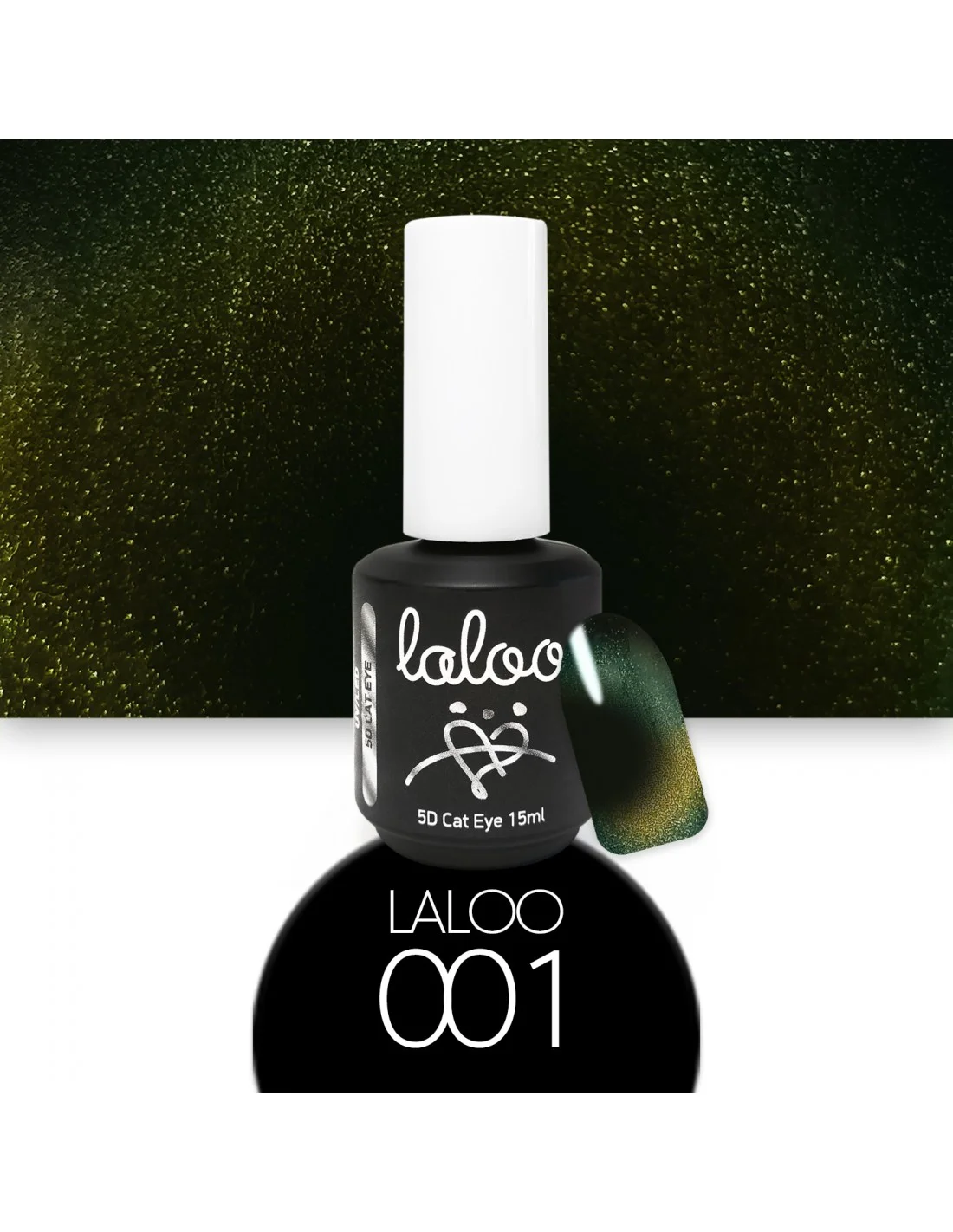 Φωτογραφία προϊόντος: Laloo Cat Eye 5D No.1 (Χρυσό-Πράσινο)