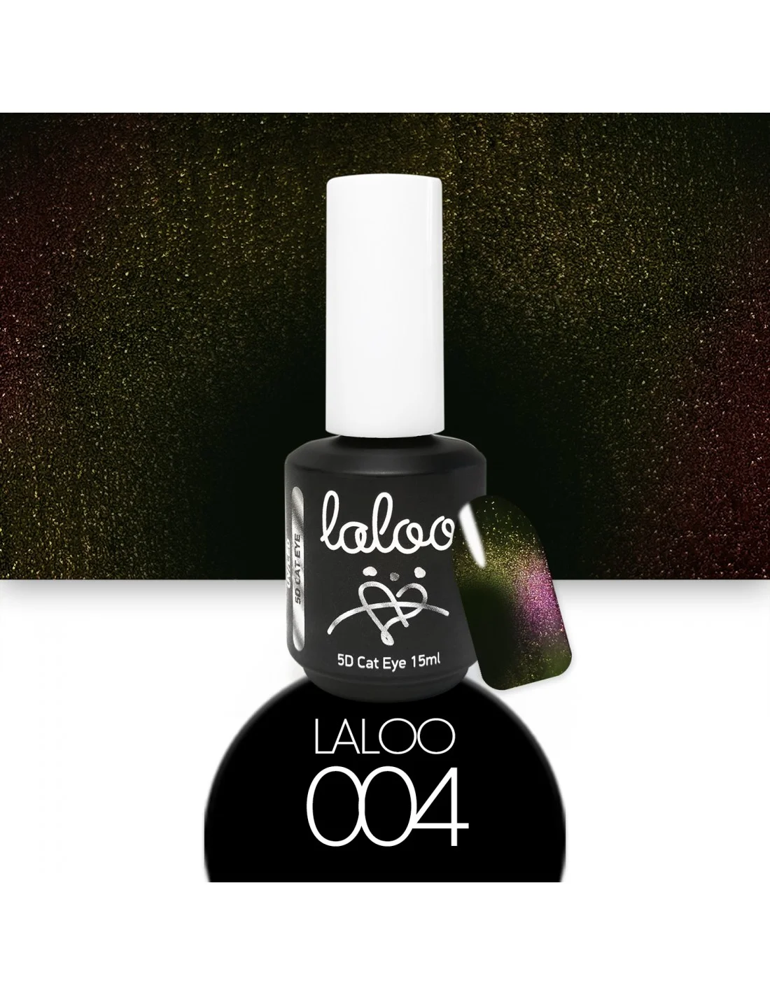 Φωτογραφία προϊόντος: Laloo Cat Eye 5D No.4 (Μπορντώ-Bronze)
