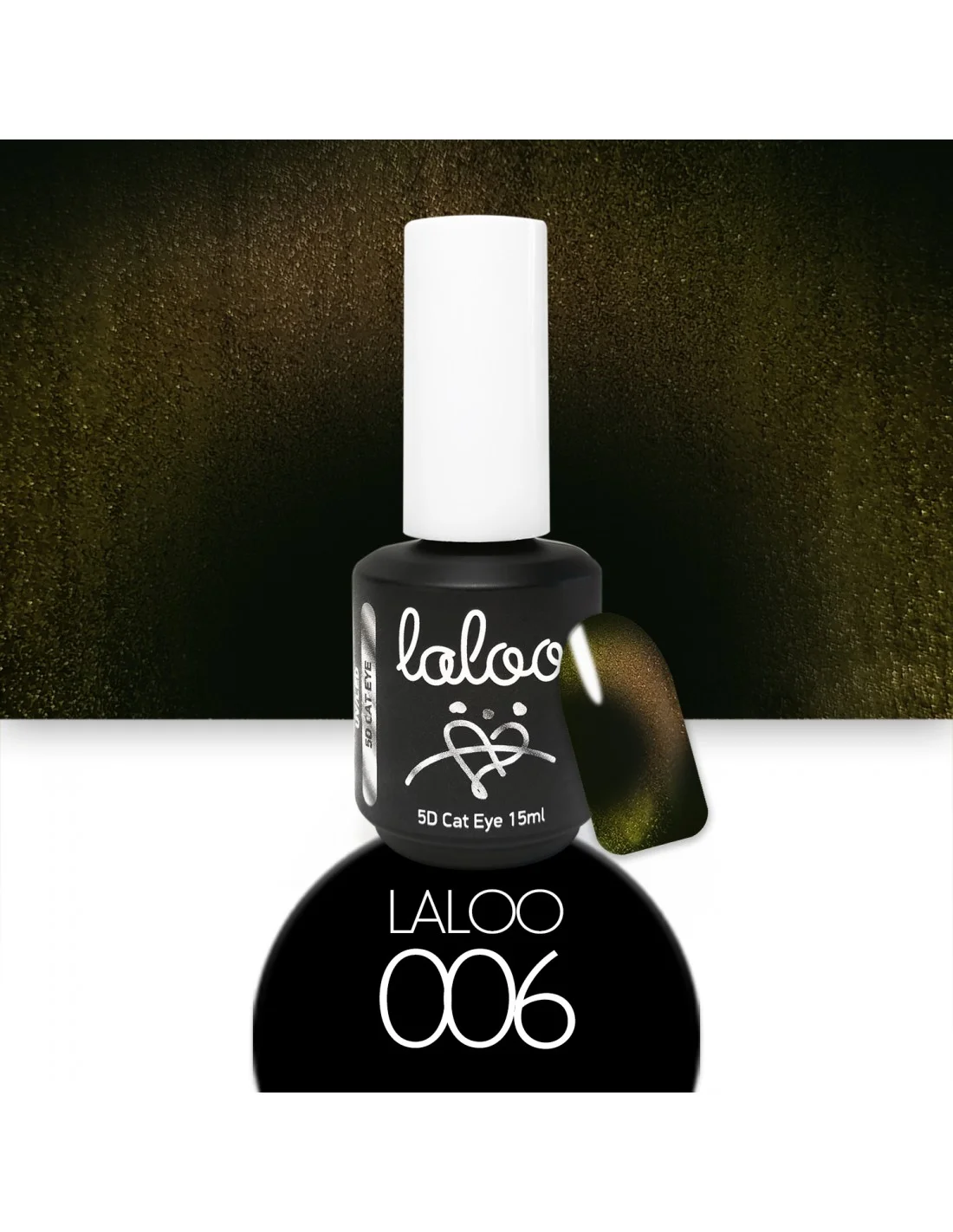 Φωτογραφία προϊόντος: Laloo Cat Eye 5D No.6(Χρυσό-Bronze)