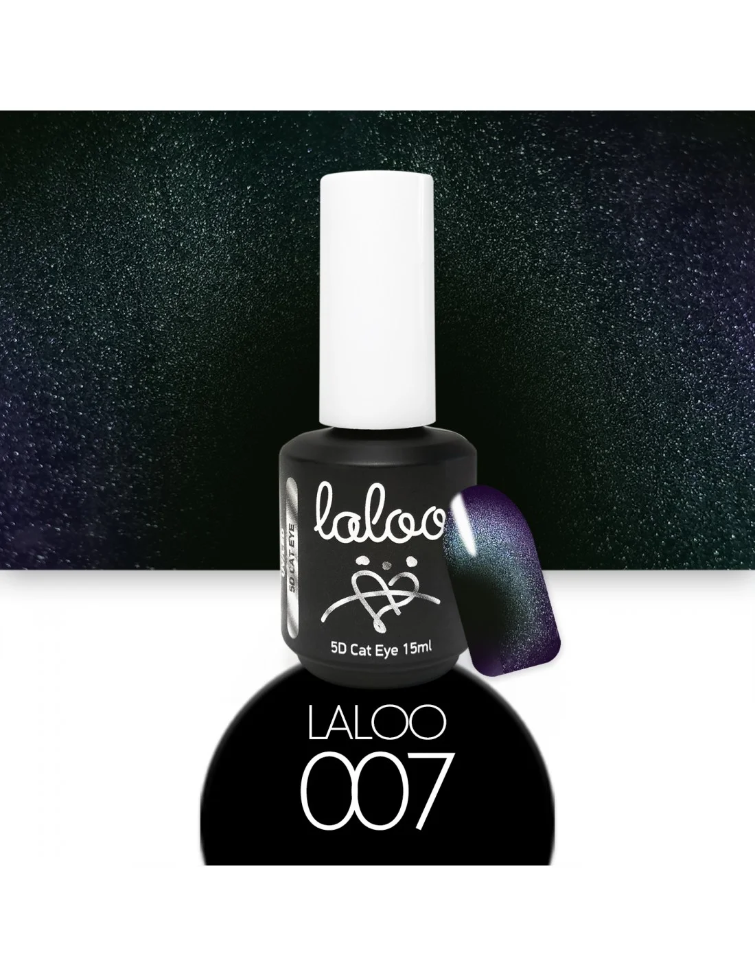 Φωτογραφία προϊόντος: Laloo Cat Eye 5D No.7 (Μπλε-Μωβ-Φούξια)