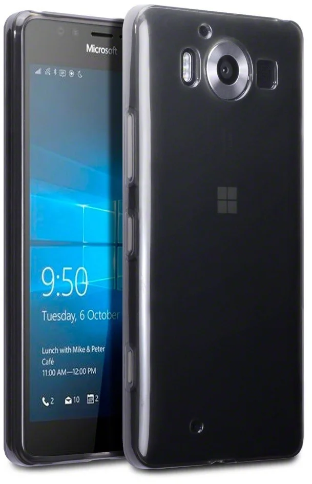 Φωτογραφία προϊόντος: Θήκη Terrapin Back Cover Silicon Smoke - Microsoft Lumia 950
