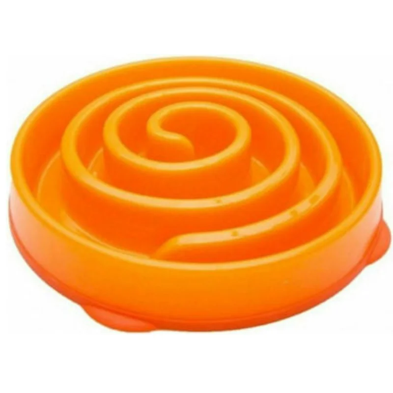 Φωτογραφία προϊόντος: Pawise Swirl Ταΐστρα Σκύλου Slow Feeder Πορτοκαλί Small 20cm