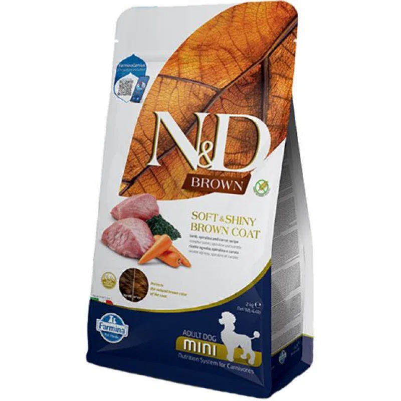 Φωτογραφία προϊόντος: N+D Dog Brown Lamb + Spirulina Mini με Αρνί 2kg