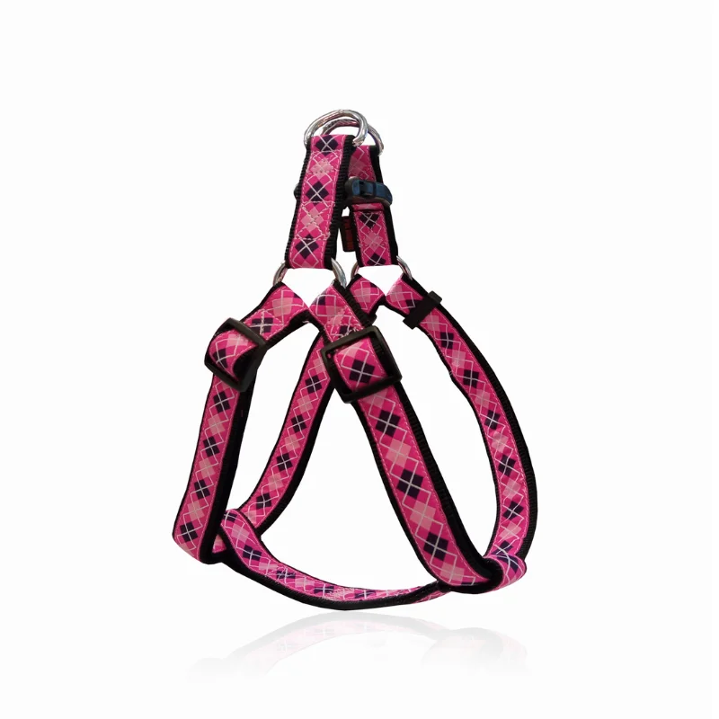 Φωτογραφία προϊόντος: DOG HARNESS A ROMB PINK L 2.5 X 56-88CM
