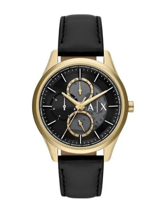 Φωτογραφία προϊόντος: Armani Exchange Γυναικείο Ρολόι 42mm Μπαταρίας με Μαύρο Μεταλλικό Μπρασελέ