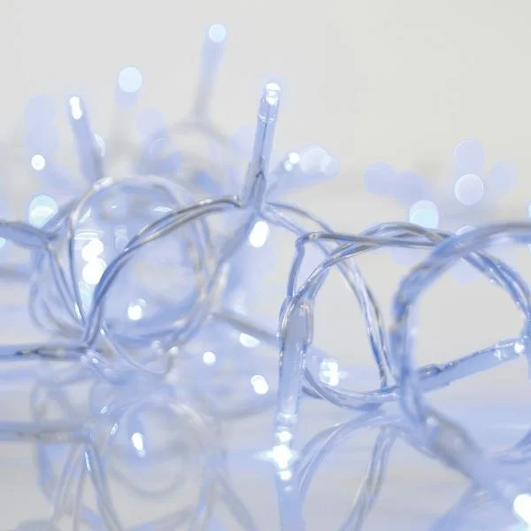 Φωτογραφία προϊόντος: Eurolamp 144 Λαμπάκια LED Μπλε 3mm Επεκτάσιμα , Βροχή, Διαφανές Καλώδιο Ρεύματος 300x60cm (600-11367)
