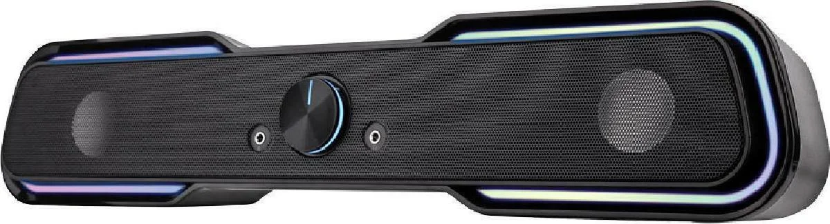 Φωτογραφία προϊόντος: Powertech (PT-974) Gaming Soundbar Ηχεία Υπολογιστή 2.0 με RGB Φωτισμό και Bluetooth 5W Μαύρο