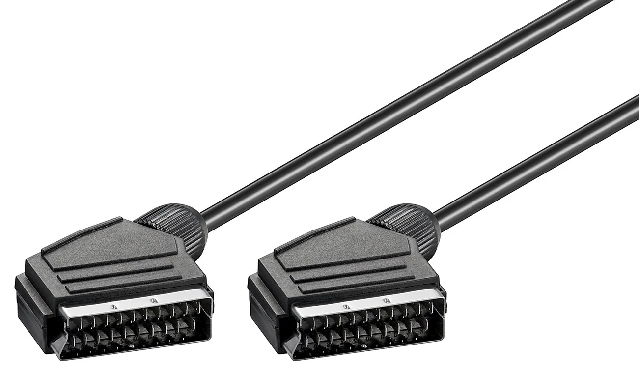Φωτογραφία προϊόντος: GOOBAY καλώδιο Scart 21pin σε Scart 21pin 11702, 1.5m, μαύρο