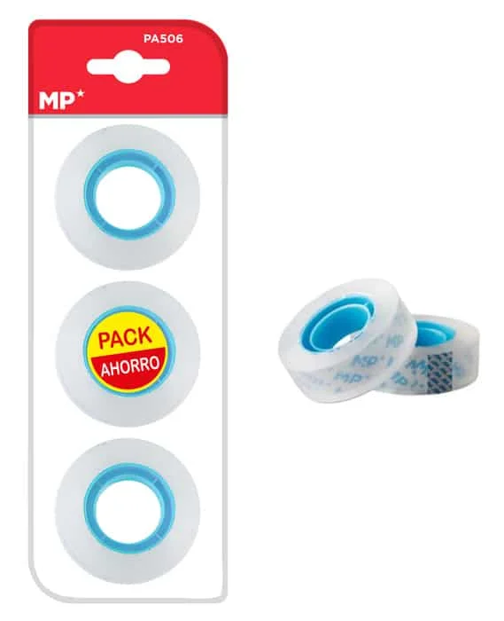 Φωτογραφία προϊόντος: MP κολλητική ταινία Crystal PA506-01, 12mm, 33m, διάφανη, 3τμχ