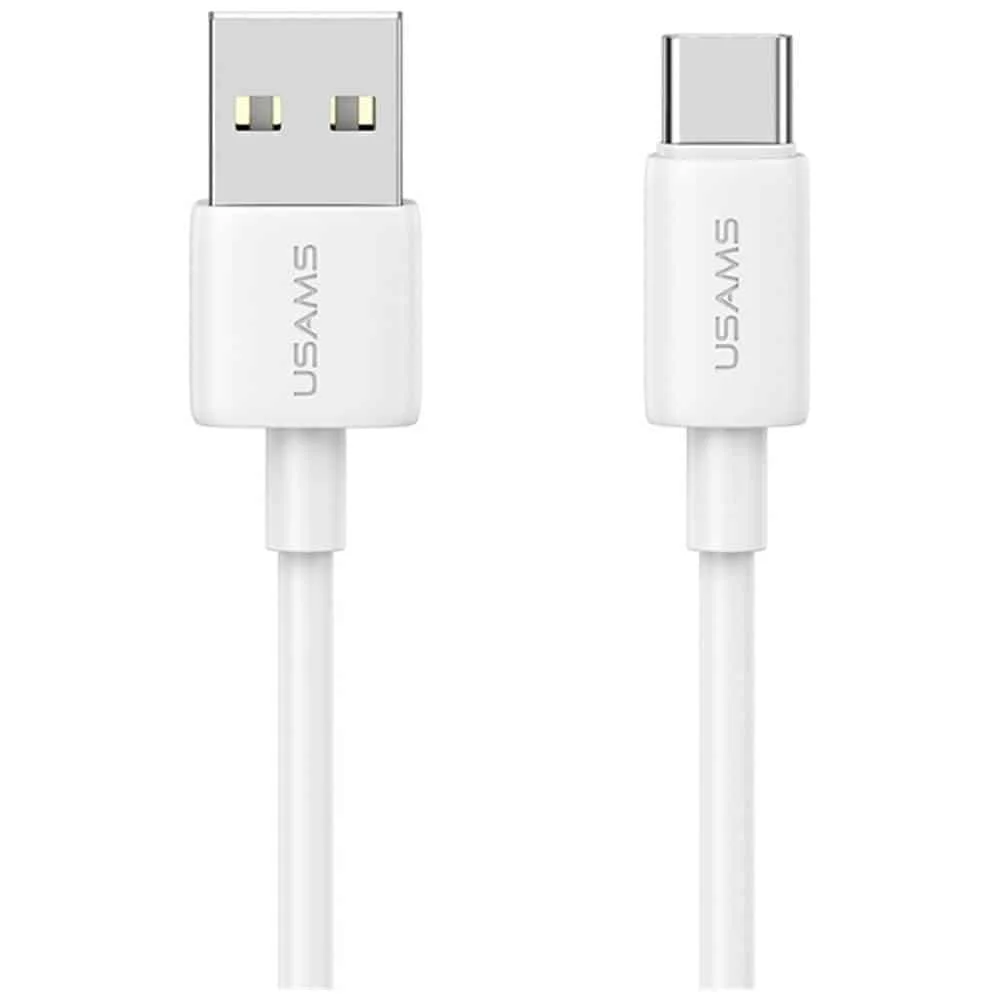 Φωτογραφία προϊόντος: Καλώδιο USAMS YD Series SJ708 18W 3A USB-A σε USB-C 1m Λευκό