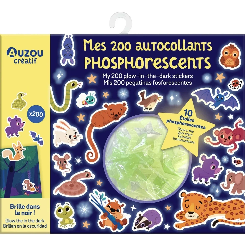 Φωτογραφία προϊόντος: Auzou My Little Artist s Activity Kit - 200 Φωσφορούχα Αυτοκόλλητα