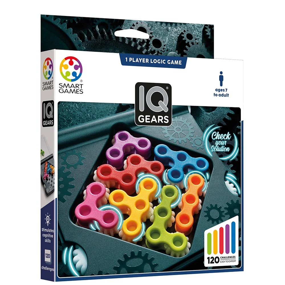 Φωτογραφία προϊόντος: Smartgames Επιτραπέζιο IQ Gears (120 challenges)