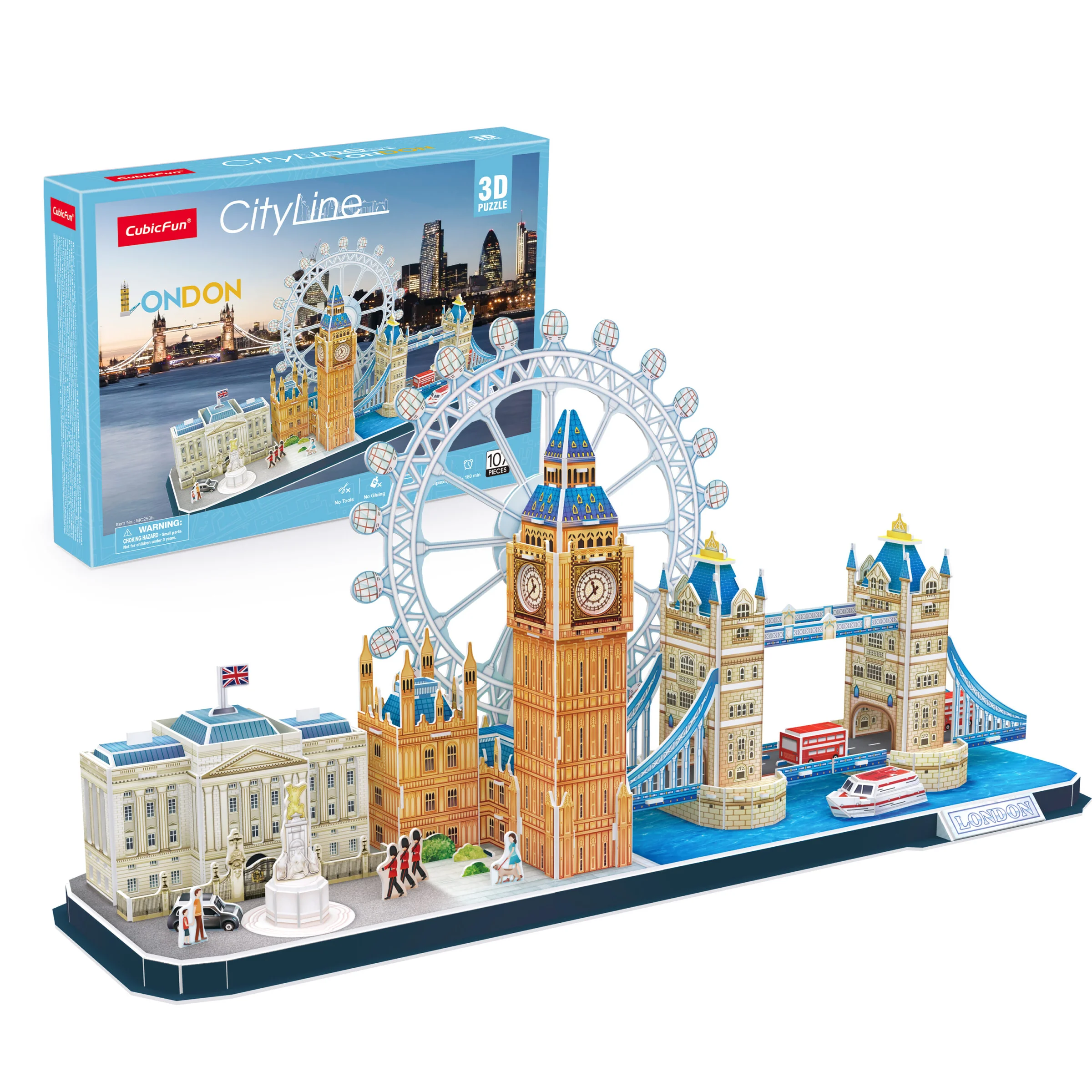 Φωτογραφία προϊόντος: CubicFun City Line Λονδίνο - 3D Puzzle