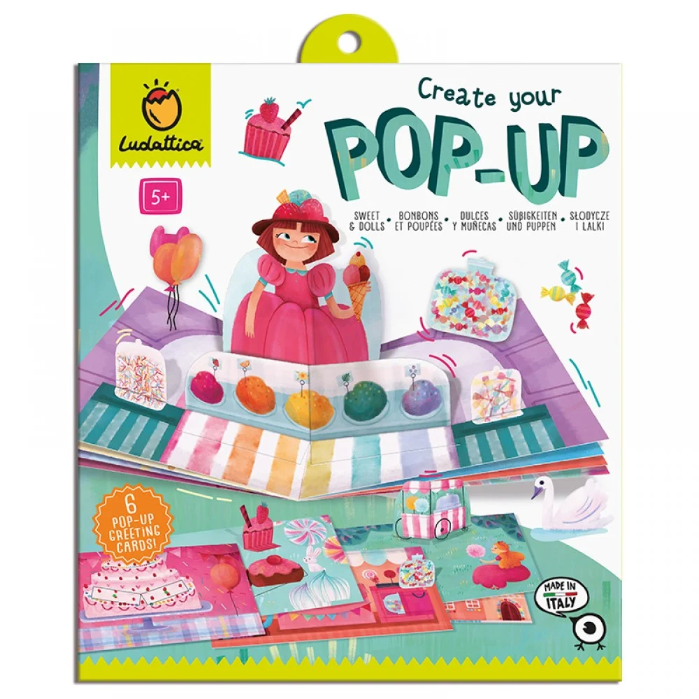 Φωτογραφία προϊόντος: Ludattica Create Your First Pop Up - Sweets and Dolls