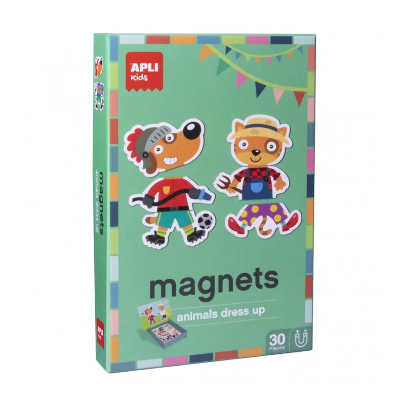 Φωτογραφία προϊόντος: Apli Kids Ντύνω τα Ζωάκια - Μαγνητικό Παιχνίδι 30τμχ.