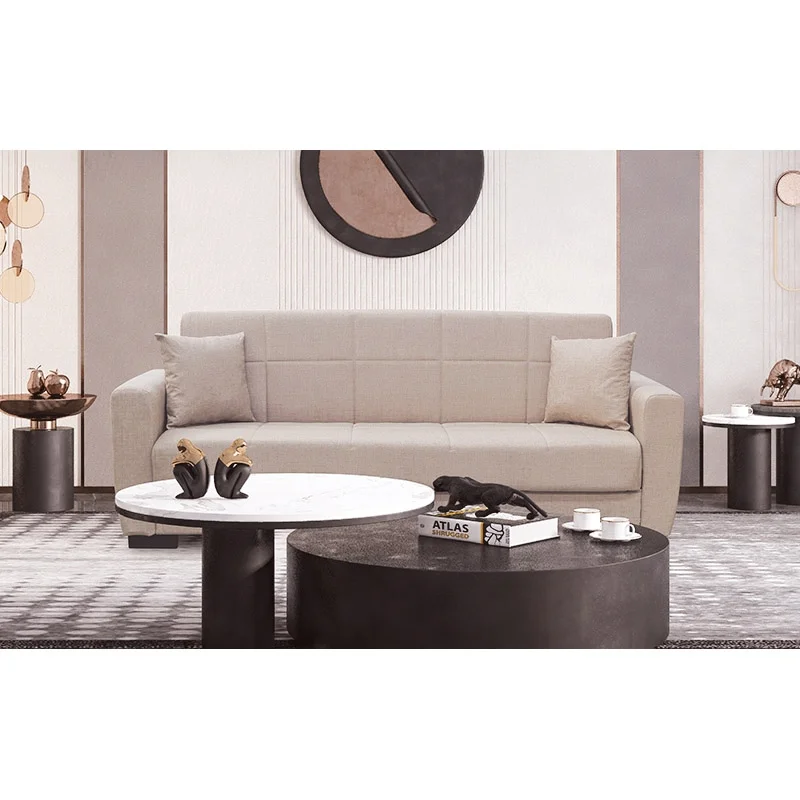 Φωτογραφία προϊόντος: ANIMA LIGHT BROWN ΥΦΑΣΜΑ 3ΘΕΣΙΟΣ ΚΑΝΑΠΕΣ/ΚΡΕΒΑΤΙ ΜΕ ΑΠΟΘ.ΧΩΡΟ 210X80εκ.