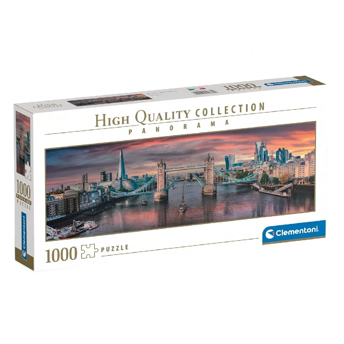 Φωτογραφία προϊόντος: Clementoni Παζλ Panorama High Quality Collection Κατά Μήκος Του Ποταμού Τάμεση (1000 Κομμάτια)