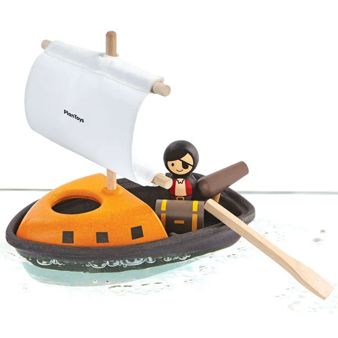 Φωτογραφία προϊόντος: Plan Toys Βάρκα με Πειρατή