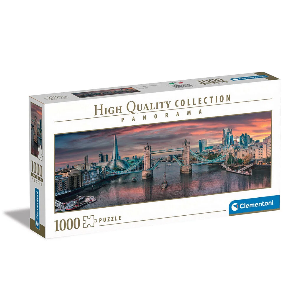 Φωτογραφία προϊόντος: Clementoni Παζλ Panorama High Quality Collection Κατά Μήκος Του Ποταμού Τάμεση 1000 τμχ